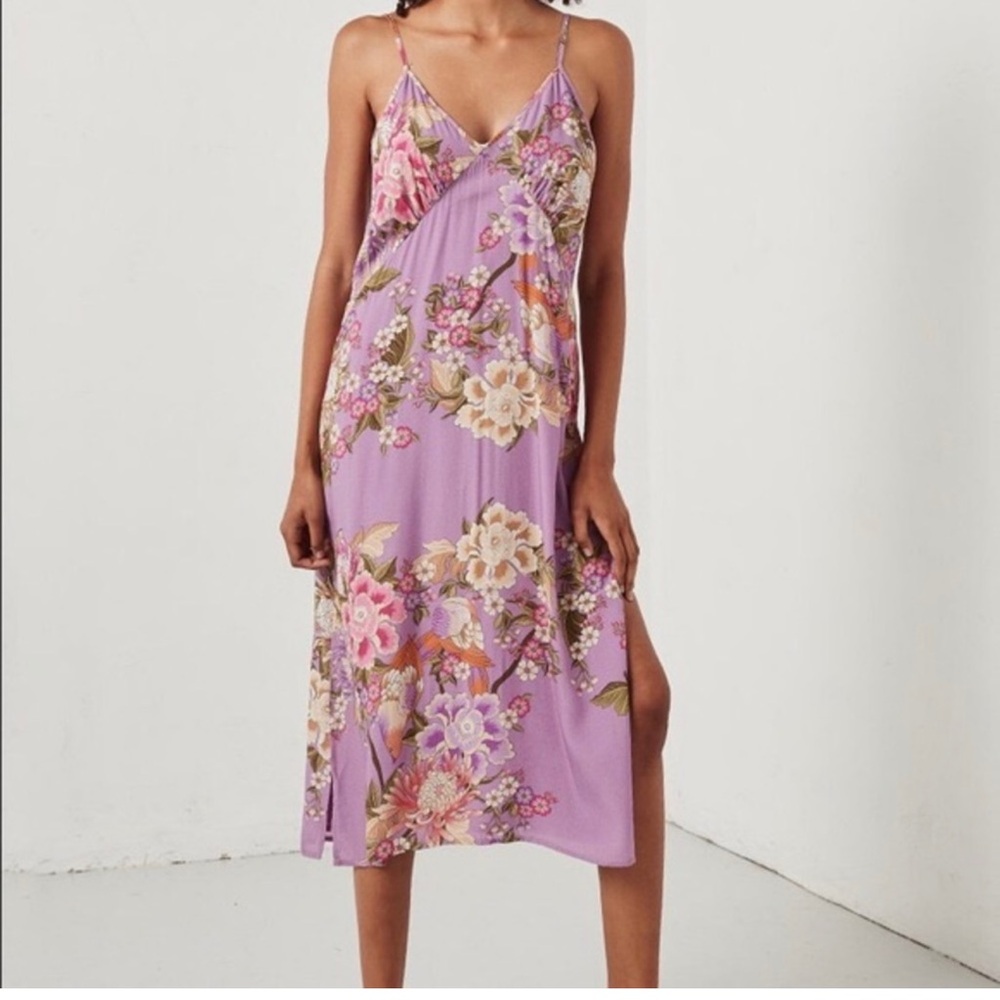 Spell & the gypsy collective blue skies slip dress lilac medium